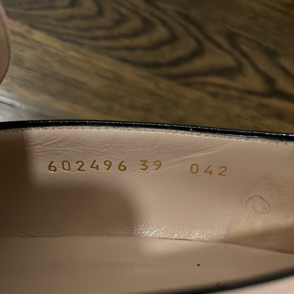 Gucci Pink Double G Logo Leather Loafers, used but great condition. - Picture 10 of 15